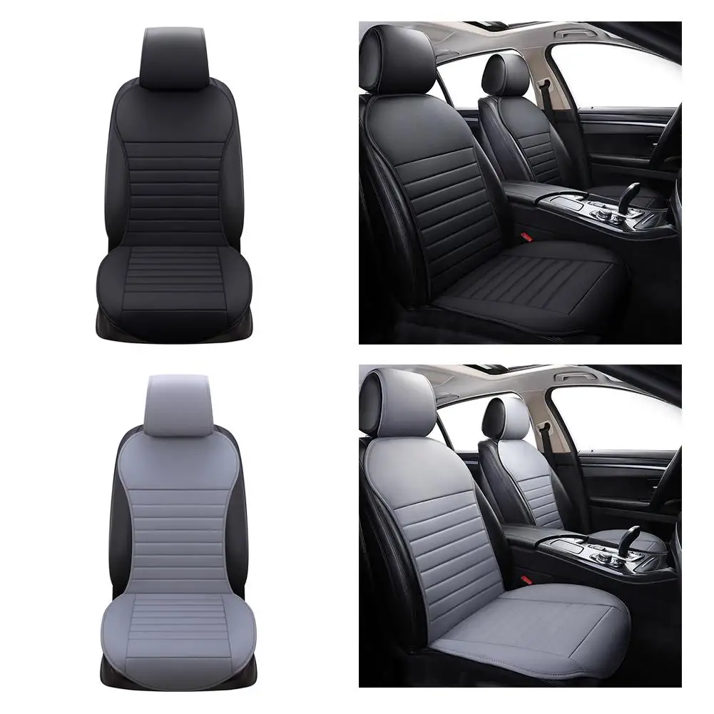 

New Car Front Seat Cover Universal Nonslip PU Seat Cover Comfy Seat Protector Universal for SUV Cars Trucks Interior Accessories