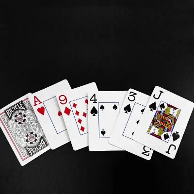 WSOP китайские ПВХ игральные карты премиум пластиковые Dura гибкая палуба размер