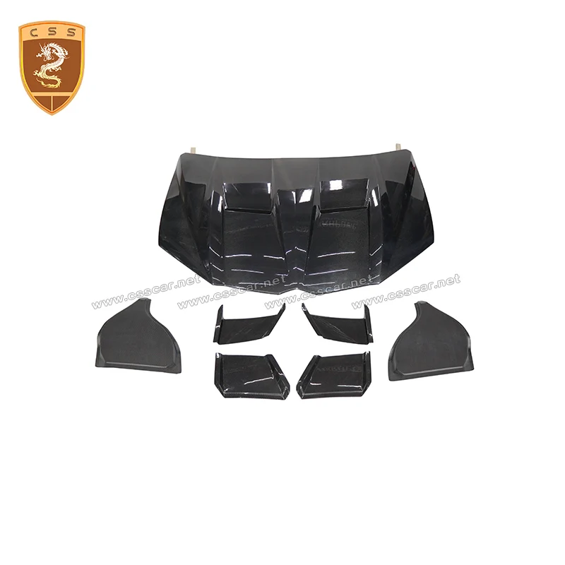 Комплекты для кузова автомобиля передняя губа из углеродного волокна задняя