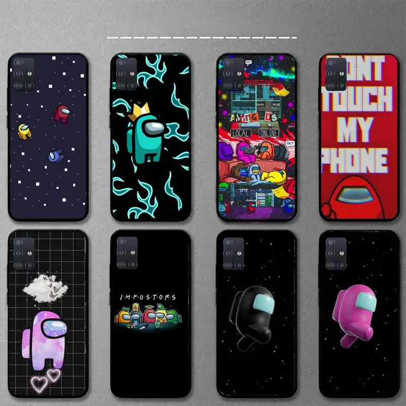 

Us Game Among Phone Case For Samsung A20E A32 A31 A21 A12 A11 A02 A71 A51 A20S A70 A50S soft Cover Fundas