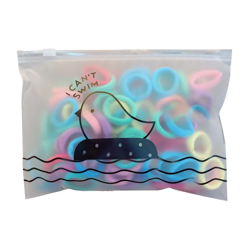 50 шт./пакет аксессуары для волос Для женщин красочные резиновые ленты эластичные