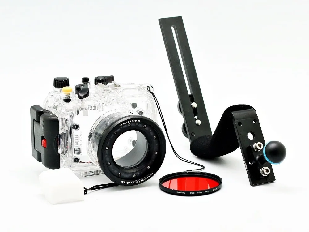 Чехол для подводной камеры Sony алюминиевый корпус Meikon чехол дайвинга RX100III