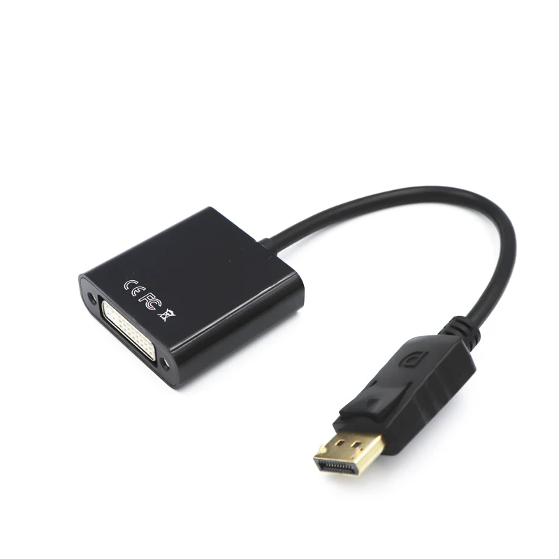 5 шт./лот DP к DVI адаптер DisplayPort кабель конвертер мужчин и женщин поддержка 1080P для