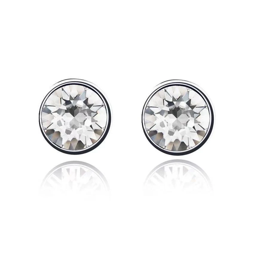 BAFFIN Необычные каменные круглые висячие серьги с кристаллами от Swarovski для женщин золотого цвета богемные бусы для пирсинга индийские ювелирные изделия DIY