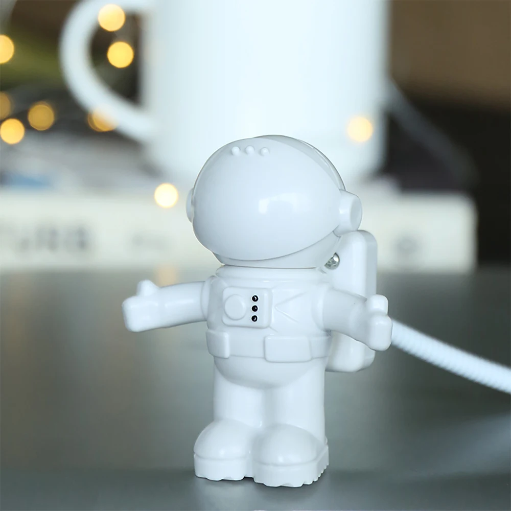 

Astronaut LED Night Light White Flexible USB Tube Portable DC 5V Bulb For Computer Laptop PC Notebook Reading Home Decoration