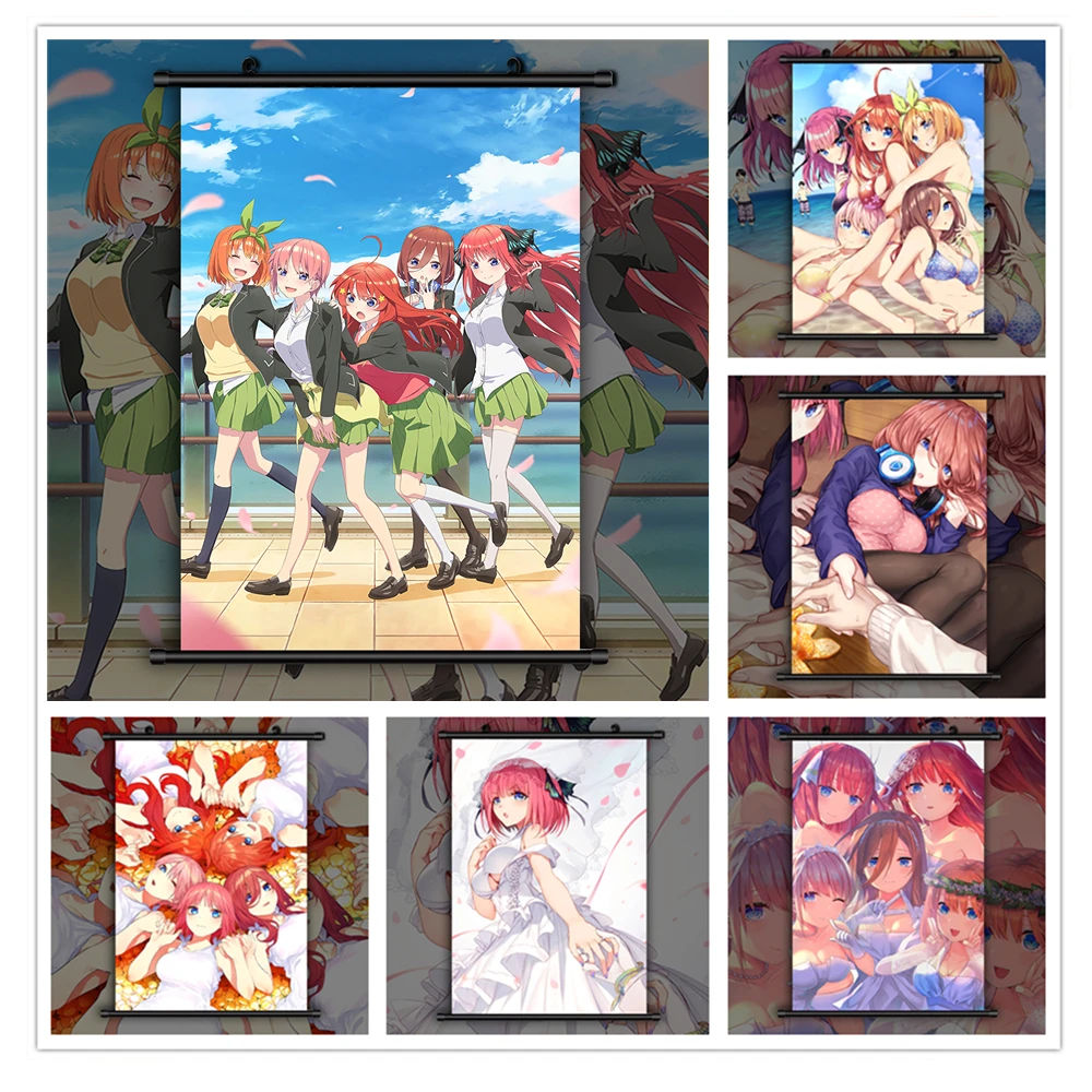 

The Quintessential Quintuplets Anime Manga HD Print Wall Poster Scroll