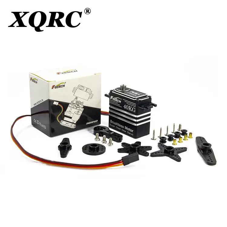 

Feetech 7.4v 40kg high torque digital 180 degree 360 degree electromagnetic servo coreless motor robot DIY arduin servo ft8346m