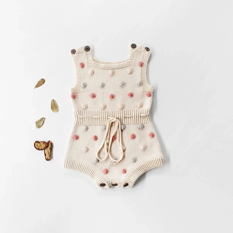 

2021 Baby Knitted Clothes Autumn Knit Baby Rompers Girl Baby Girl Romper Boys Overall Newnborn Infant Baby Clothes