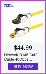 50 компл. rj45 разъем Cat7 костюм из трех предметов Ethernet кабель Lan кабель адаптер Rj45 разъем Cat7 сетевой позолоченный 8P8C