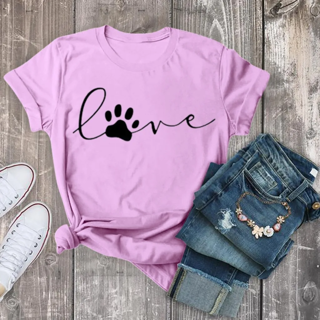 Футболка женская с коротким рукавом и круглым вырезом в стиле хип-хоп | Женская