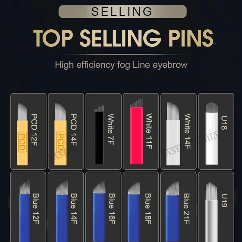 Сверхтонкие 0 18 мм иглы для микроблейдинга игла перманентного макияжа бровей