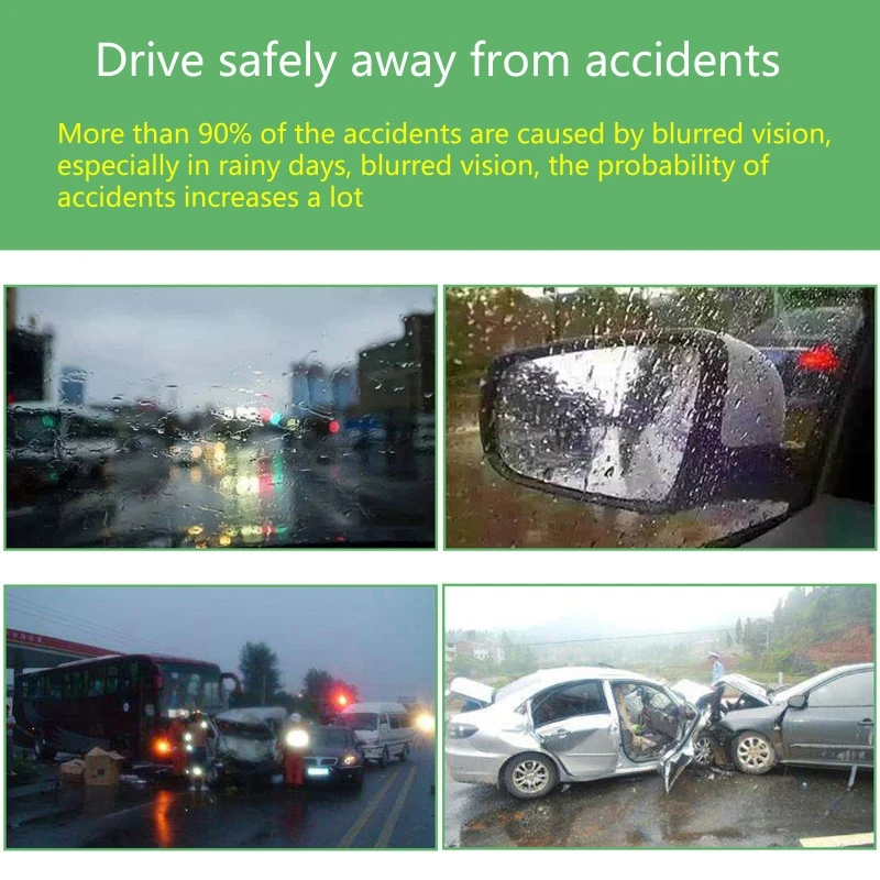 

Car Anti-rain Agent Spray Hydrophobic Coating Agent Cleaner Windshield Window Rain Repellent Rearview Mirror Rainproof XXFF