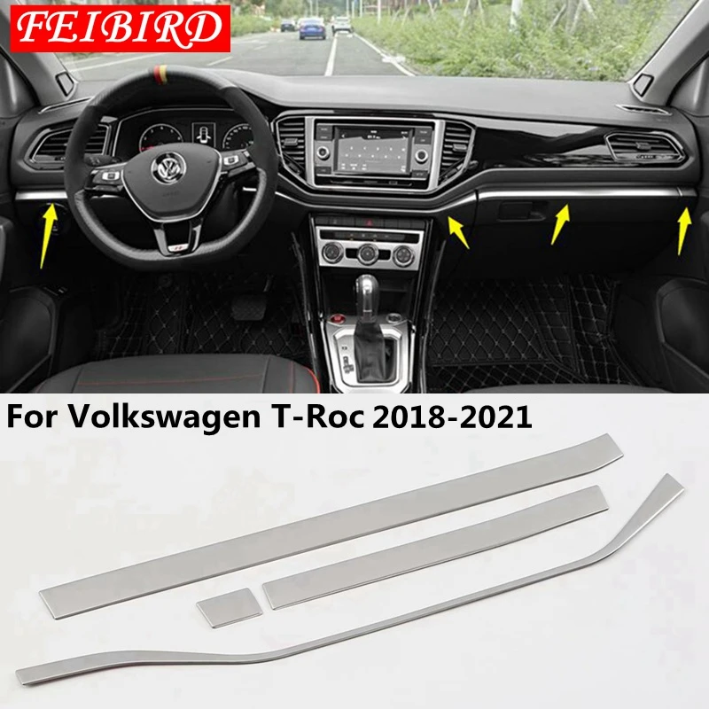 Аксессуары для интерьера Volkswagen T-Roc T Roc 2018 2019 Центральная панель управления из
