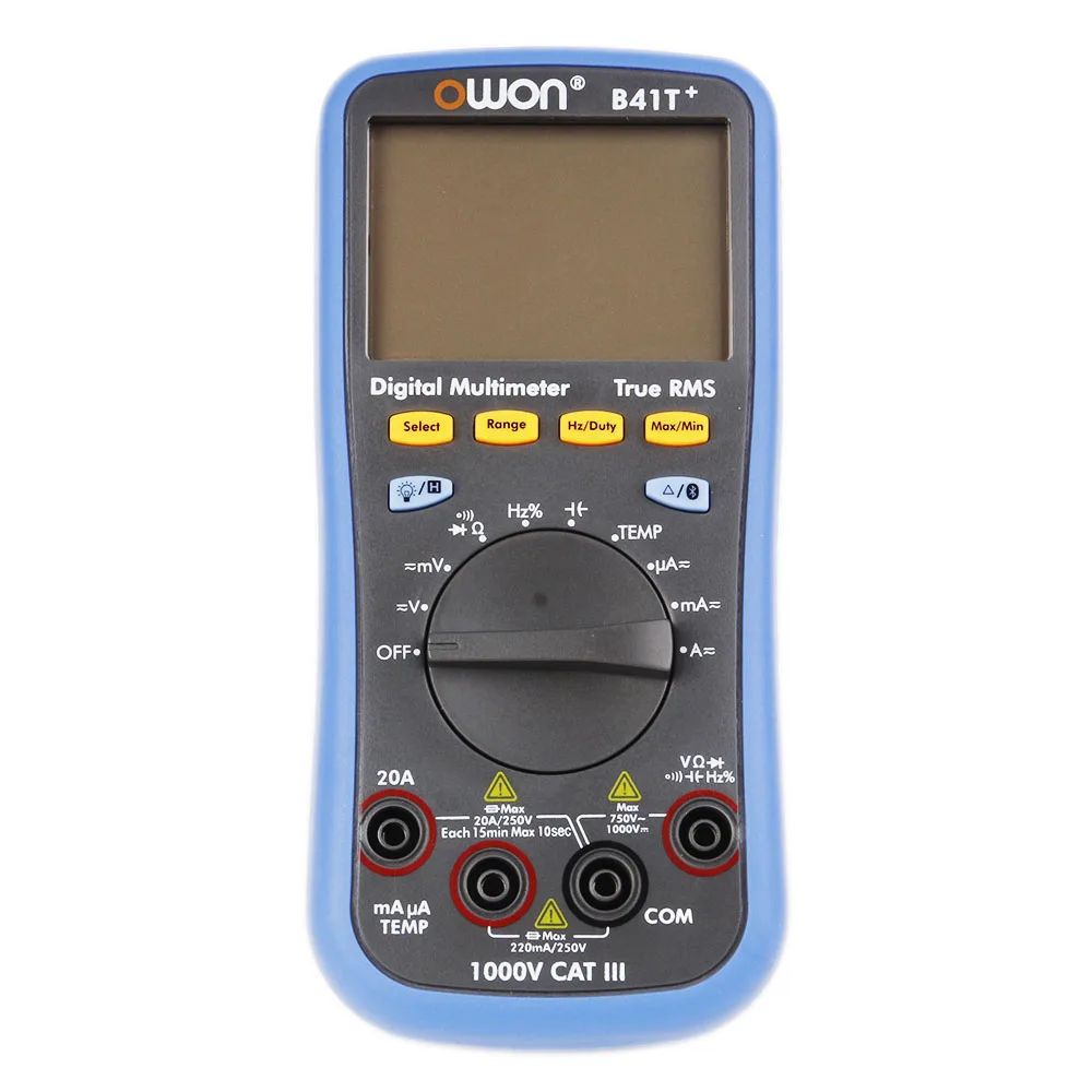 OWON B41T+ 4 1/2 цифр мультиметр с истинными RMS Bluetooth офлайн записи данных