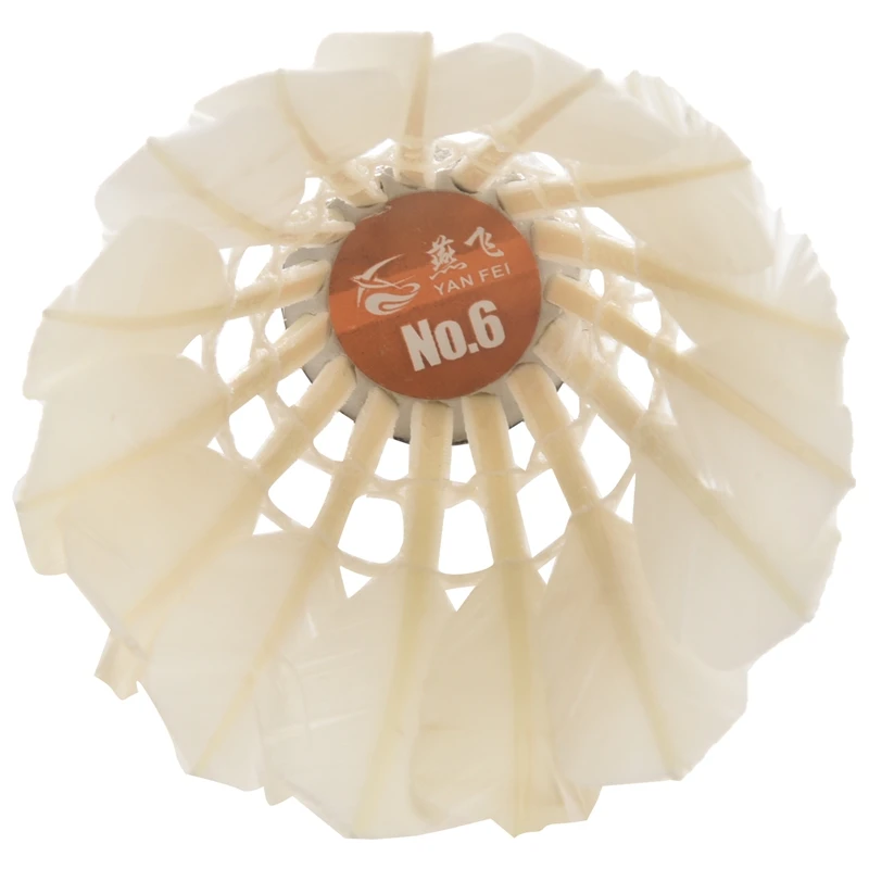 

12 Pcs / Lot Badminton Goose Down Badminton Ball Shuttlecock Outdoor Sports Fitness Accessories