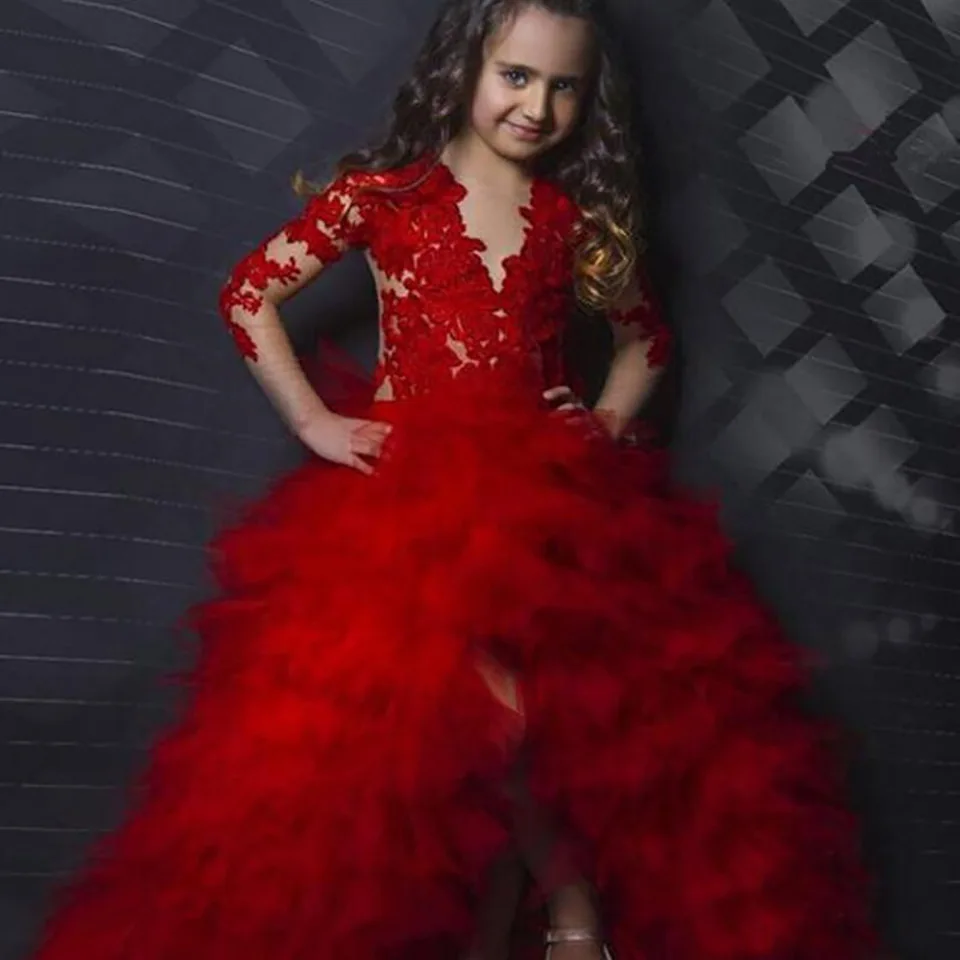 Праздничная одежда для девочек на день рождения Рождество свадьбу вечеринку