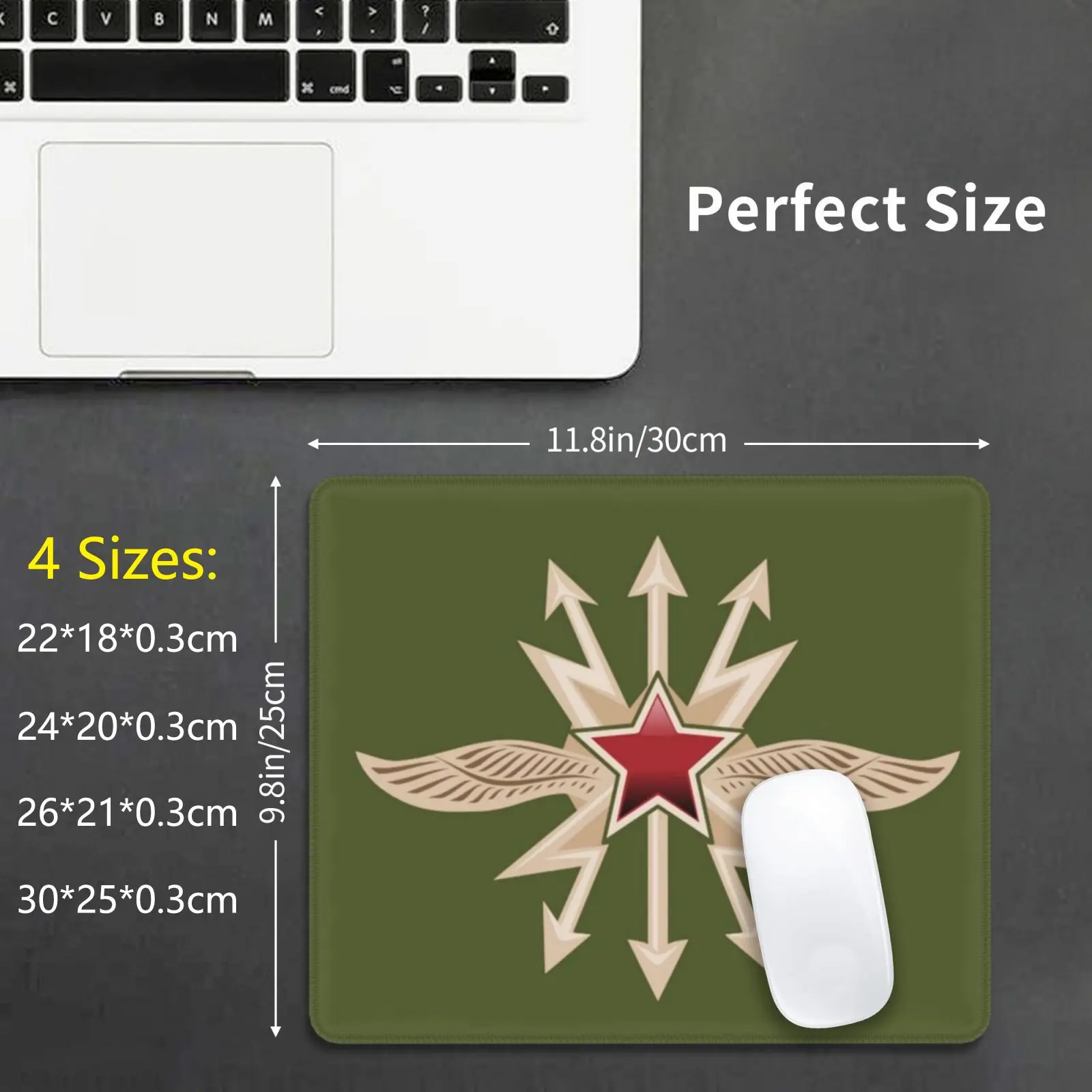 

Russian Army , Soviet , Emblem Of The Soviet Signal Troops. Mouse Pad DIY Print Emblem Lightening Arrow