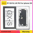 ЖК-экран GX HE XS JK ZY для iphone XS OLED, ЖК-дисплей, сенсорный экран, дигитайзер в сборе для iPhoneXS LCD