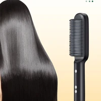 hair beard anion straightener heating comb multifunctional styling tool hair brush irons hot comb straightening curling comb