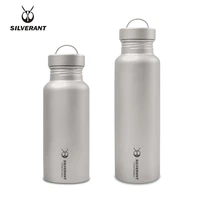 silverant titanium water bottle lightweight 500ml800ml drinkware for outdoor riding sports cycling with bag
