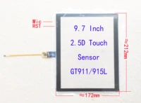 9 7 inch touch screen sensor digitizer glass tesla panel 2 5d gt911 6pin 212172mm for radio gps navigation