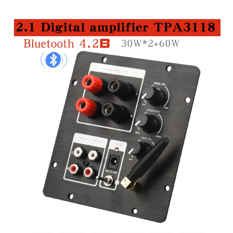 Speakers 2.1 Subwoofer Speaker Amplifier Boardaudio 60W Sub AMP With Independent 2.0 Output | Электроника