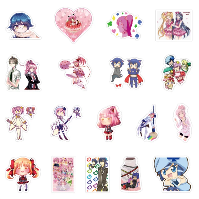 

10/30/50PCS Guardian Sweetheart Japanese Anime Cartoon Graffiti Stickers Notebook Skateboard Guitar Decoration Toys Wholesale