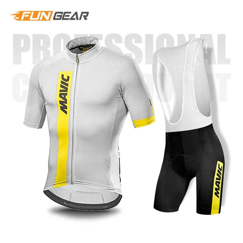 Bib Cycling Set Ropa Ciclismo Mavicing велосипедная форма, комплект одежды для велоспорта, Мужская Джерси с коротким рукавом, одежда для шоссейного велосипеда, одежда для гонок, быстросохнущая - Цвет: Bib Cycling Set
