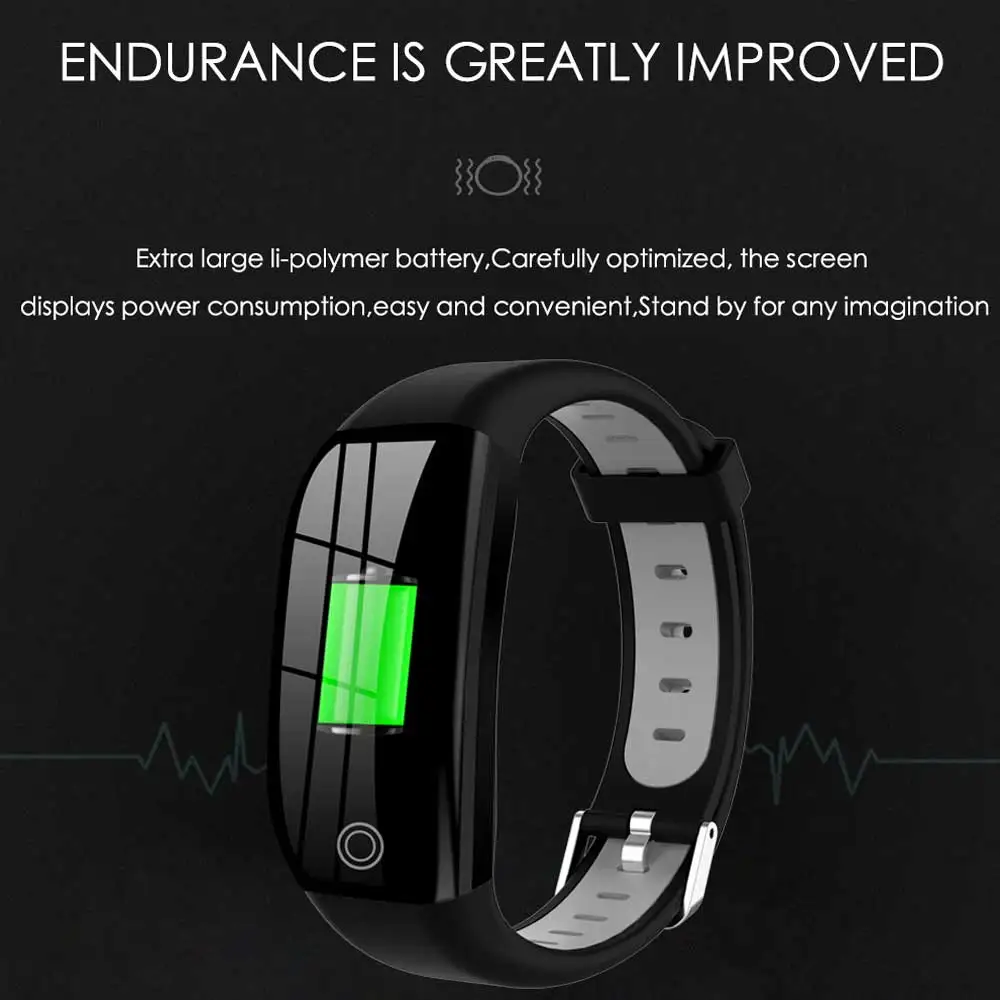 Умный Браслет Greentiger GPS F21 монитор сердечного ритма кровяное давление IP68
