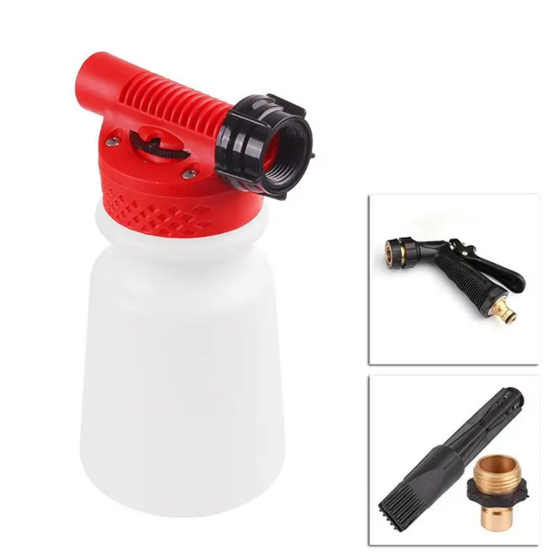 

Car Washer High Pressure Snow Foamer Water Gun 900ml Car Cleaning Foam Gun Washing Gun