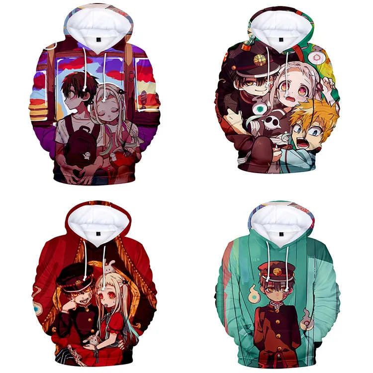 

Japan Anime Toilet Bound Hanako Kun Cosplay Costume 3D Printed Yugi Amane Nene Yashiro Funny Hoodie Men Women Casual Sweatshirt