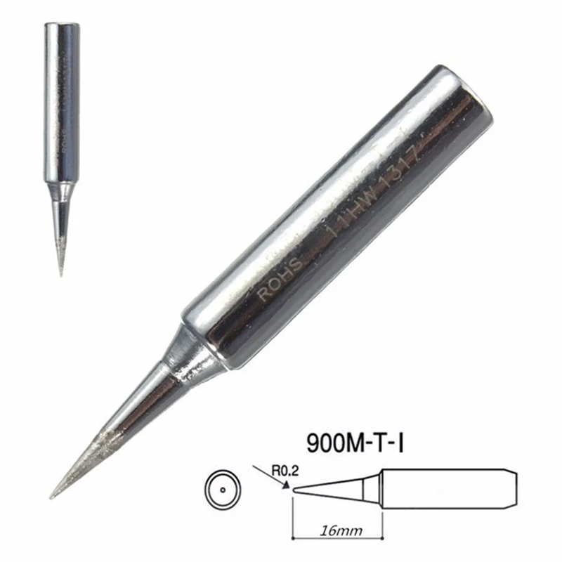 10PCS Lead Free 900M-T-I Soldering Iron Tips For HAKKO 907/933/852D+/936 Station Electric Replaceable Welding Heads | Инструменты