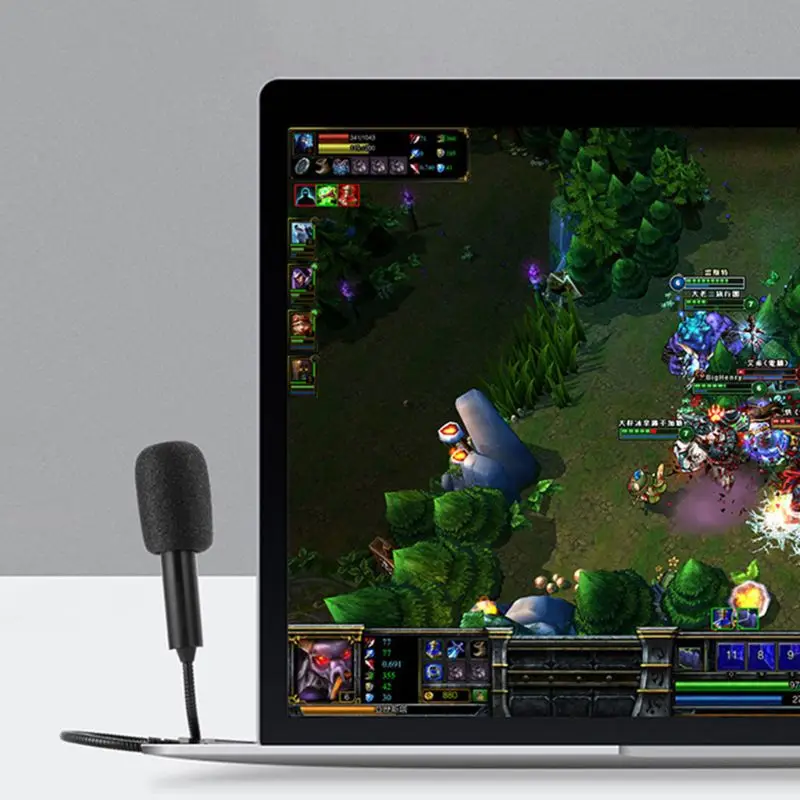 USB микрофон с защитой от шума регулируемая Портативная звуковая трубка для