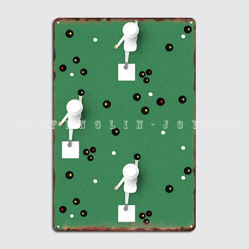 

Lawn Bowls Legends Metal Sign Cinema Kitchen Garage Club Design Plates Tin Sign Poster