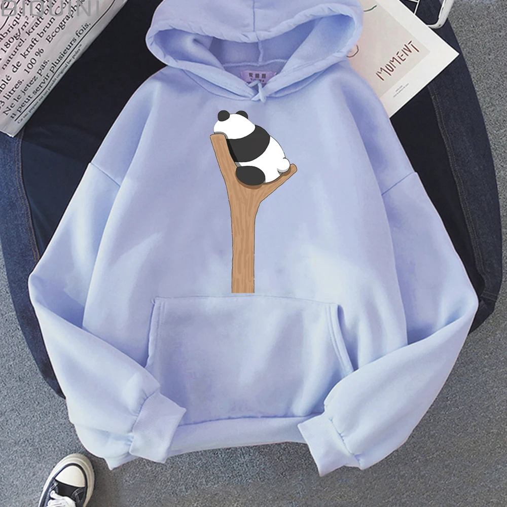 

Women's New Printed Sweateshirts In Autumn and Winter Fall 2021 Women Clothing Letter Printing Kawaii Hoodies panda