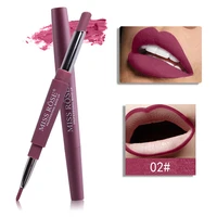 miss rose waterproof long lasting pencil lipstick pen matte lip liner makeup lip liner soft pencil contour makeup lipstick