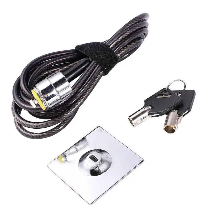 

Creative 1.9m Thickened Laptop Lock Portable Laptop Lock With Buckle Universal Security Lock Cable Strap Lock For Home Office
