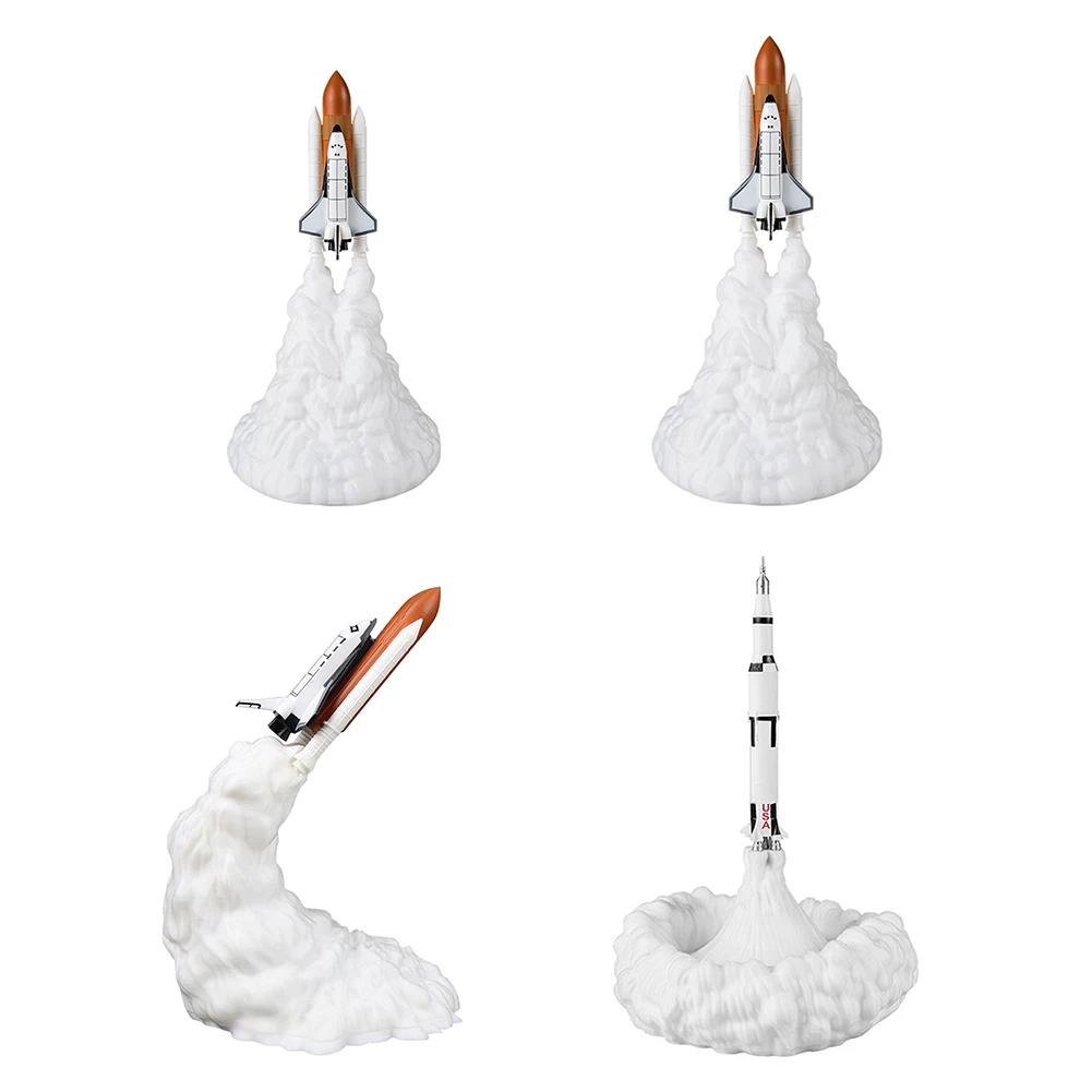 3D печать Космический Шаттл лампа ночной Светильник для любителей пространства