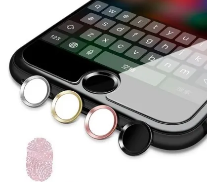 Главная Кнопка Наклейка защита для клавиатуры Keycap IPhone 5 S SE 4 6 6s 7 Plus Поддержка