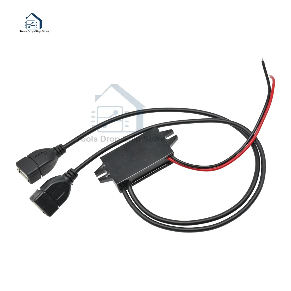 Автомобильное зарядное устройство USB UN3F понижающий преобразователь постоянного