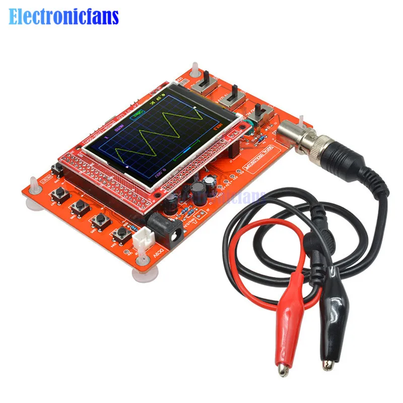 1 Набор 2," цифровой осциллограф TFT Diy Kit Собранный SMD припаянный осциллограф diy части 1Msps с совпадающим проводом
