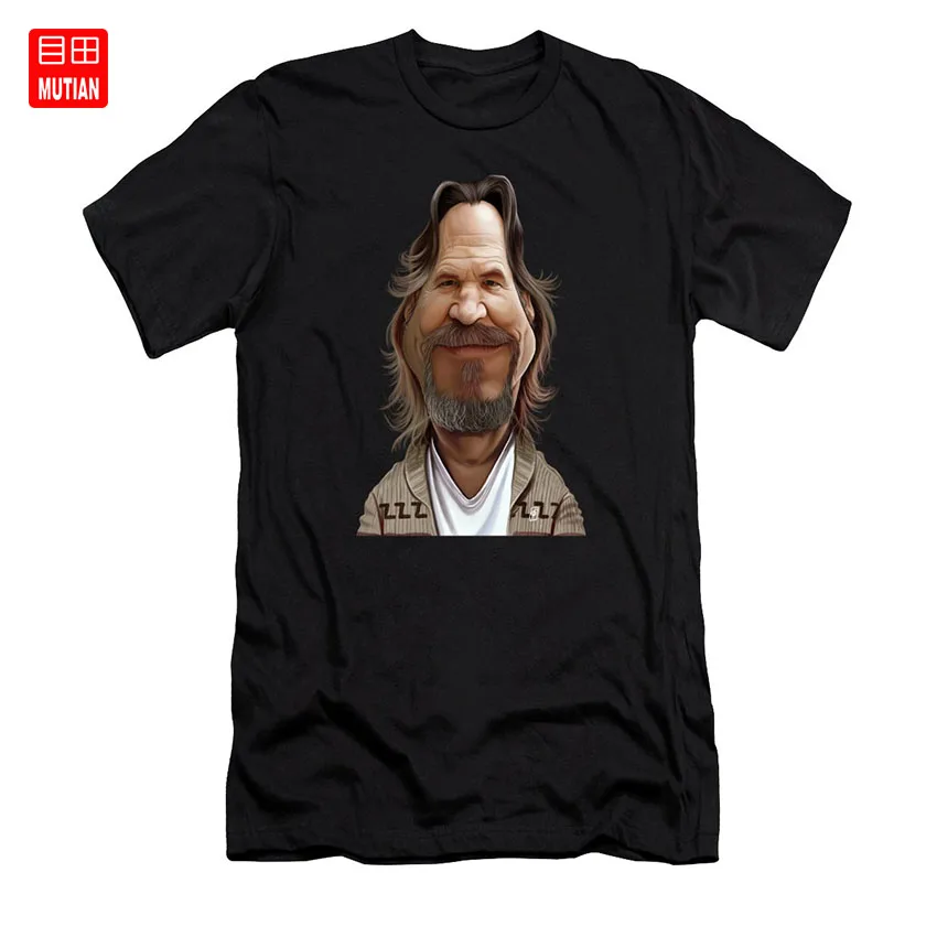 Celebrity Sunday Jeff Bridges футболка иллюстрация Креативный дизайн карандаш фотошоп