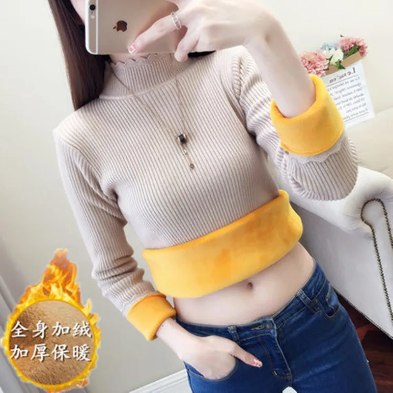 Новинка женский свитер OHCLOTHING с высоким воротником ремонт свитера хорошее