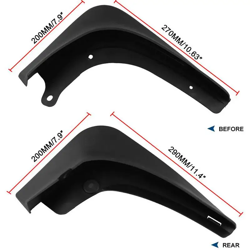 Автомобильные Брызговики брызговик крыло для Tesla модель 3 + крепежный