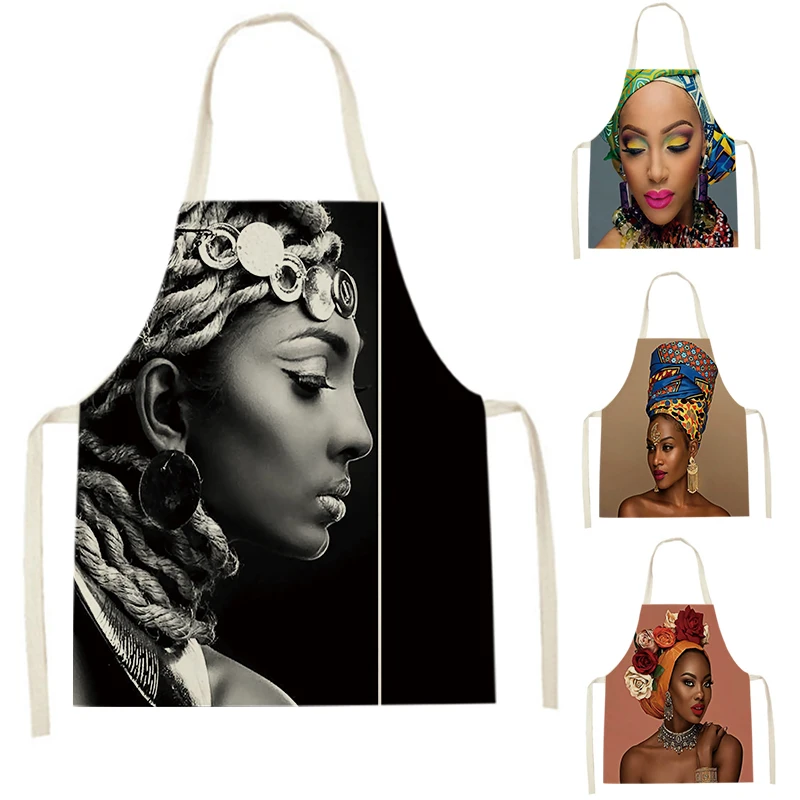 

Кухонные фартуки WQL2042 для женщин, льняные нагрудники, фартук для уборки дома, водонепроницаемые поварские фартуки для выпечки, для детей