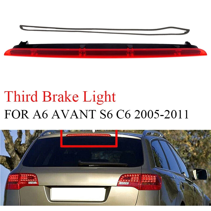 

for A6 AVANT S6 C6 2005-2011 3Rd Third Brake Light LED Stop Lamp Assembly 4F9945097