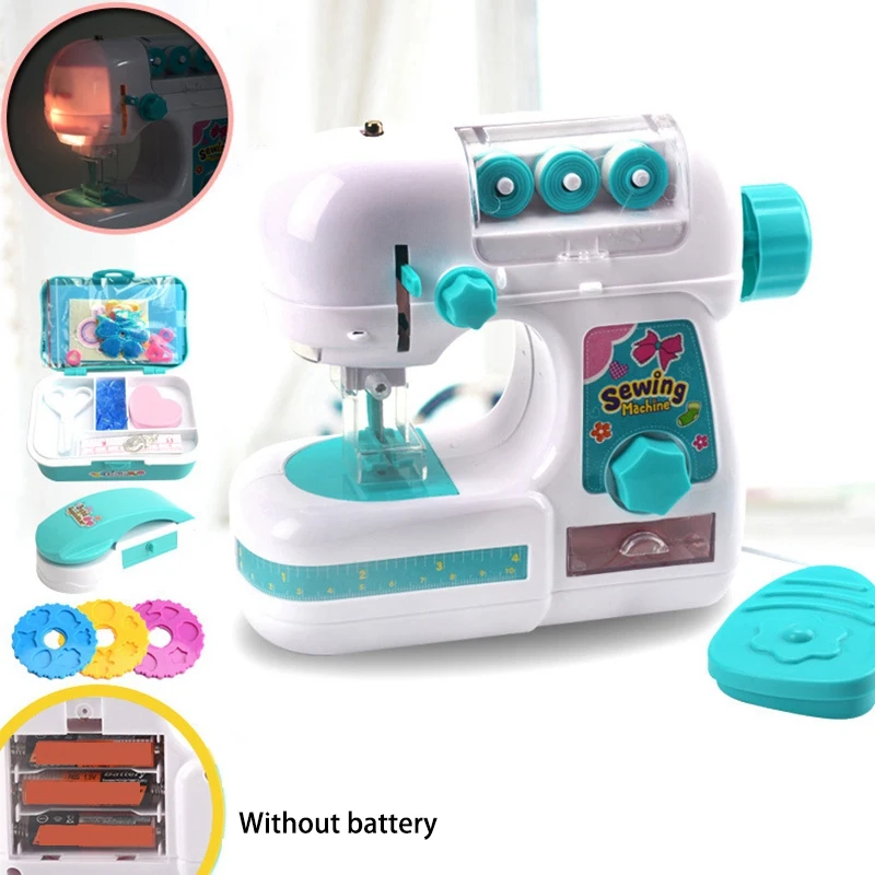 

Children's Simulation Sewing Machine Toy Mini Learning Toy Design Clothing Toy Girl Creative Gift