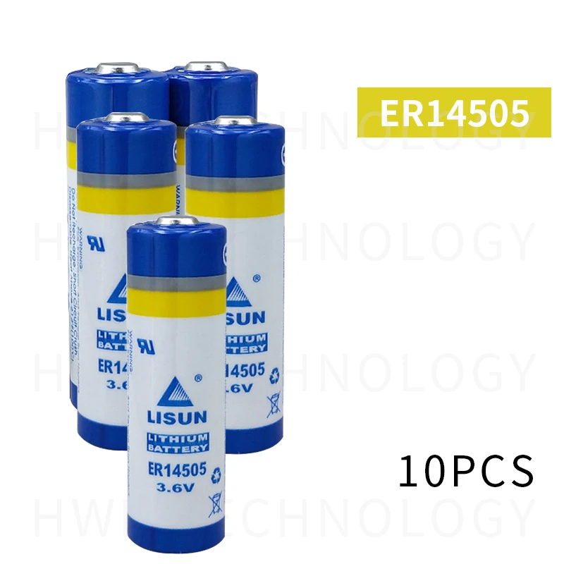 10 шт./лот, новинка для LISUN 3,6 V, сменная батарея ER14505 LS14500, литиевая батарея AA 3,6 V 2400 mAh, литиевая батарея