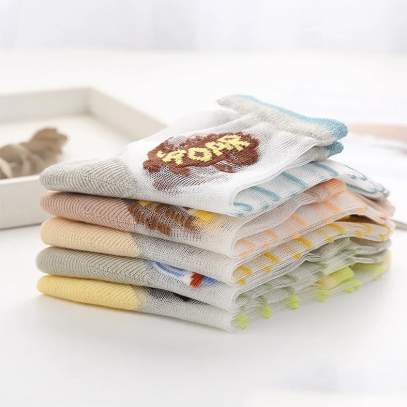 5 пара/лот для От 0 до лет новорожденных маленьких мальчиков Летние Носки с