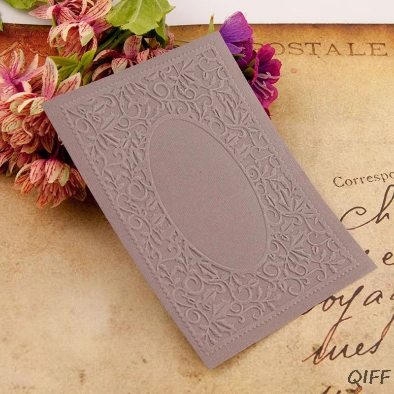 Зеркало пластиковое тиснение папка шаблон DIY скрапбук фотоальбом изготовление